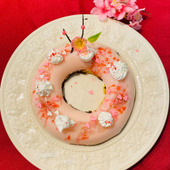 ほんのり桜香るエンゼルスイーツ