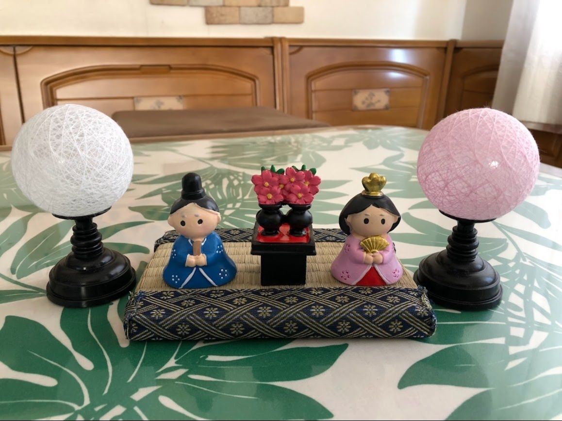 全部100均のおひなさま