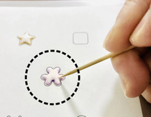 話題の『ぷっくりシール』を自分で作ってみた！→しかもとっても簡単♡普通のシールも立体に変身