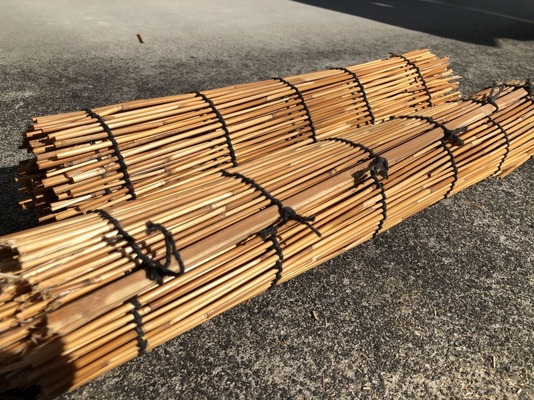 半分に切れました