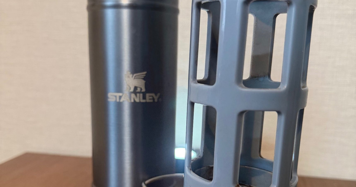STANLEY クラシック真空コーヒープレスボトル シルバー473ml STANLEY 