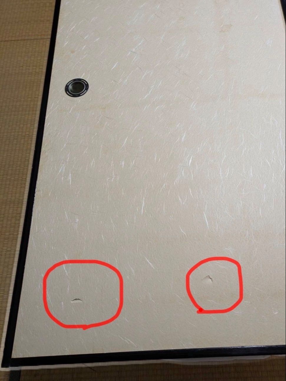 反対側もチェックします