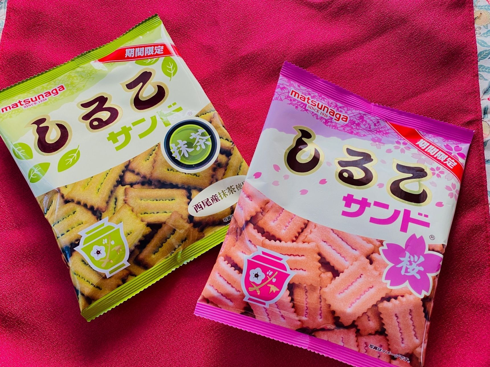 期間限定！春らしい上品なしるこサンド抹茶、桜