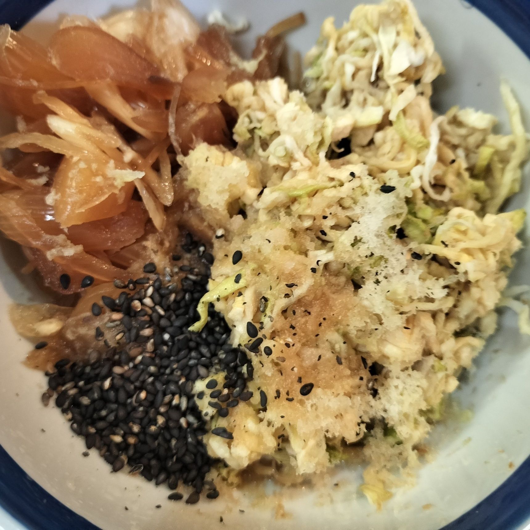 3.器に、干し大根とらっきょうと材料●を入れる→混ぜ合わせる→30分程放置