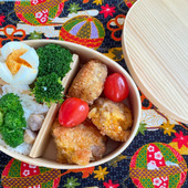 エリンギごろごろかさ増しメンチカツ弁当