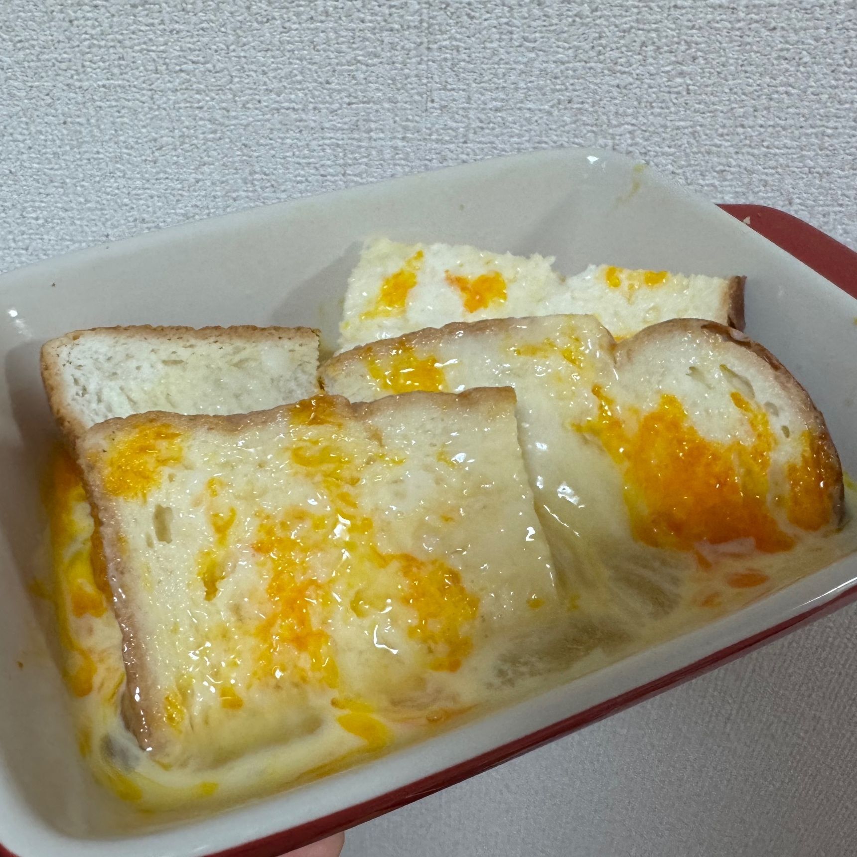 レンジで500ワット40秒を2回