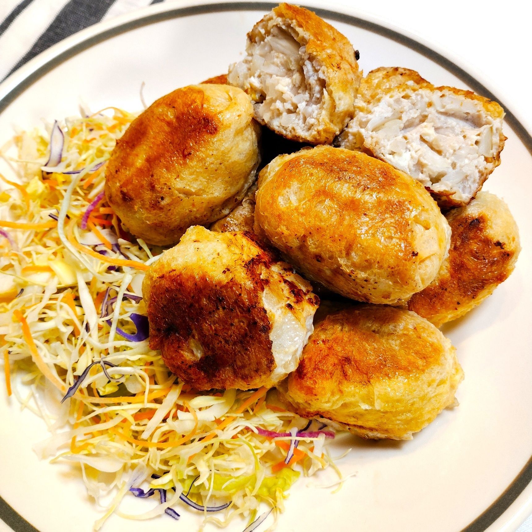 サックサクなのに揚げてないって！？焼きメンチカツ風