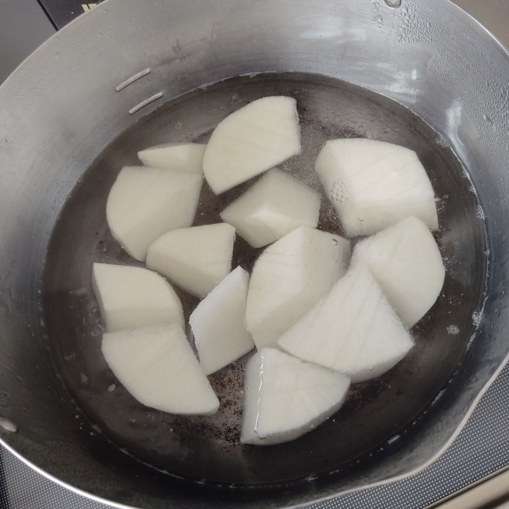 1.大根を下茹でする