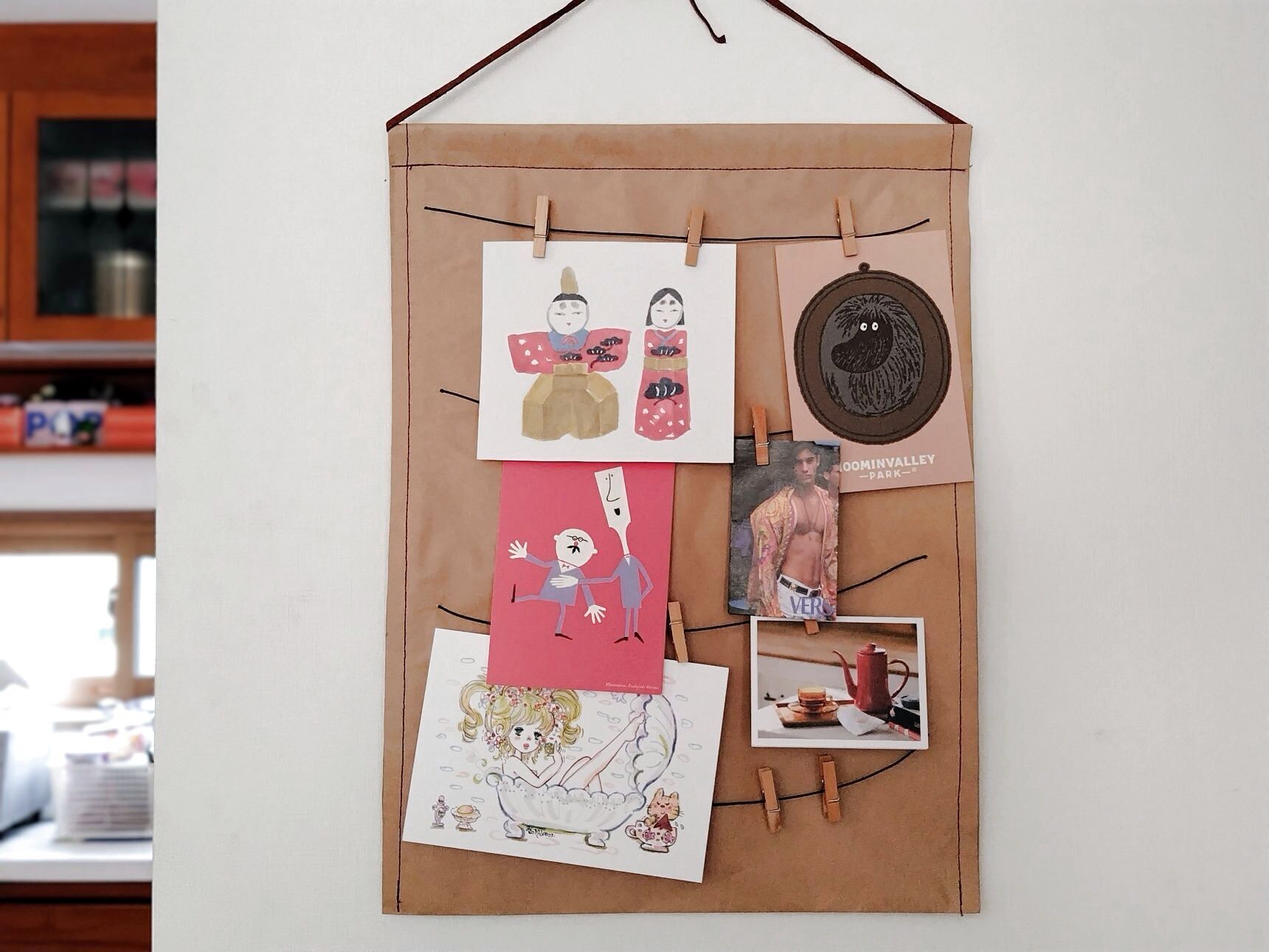 好きを飾ろう！米袋で作る「ウォールクリップ」