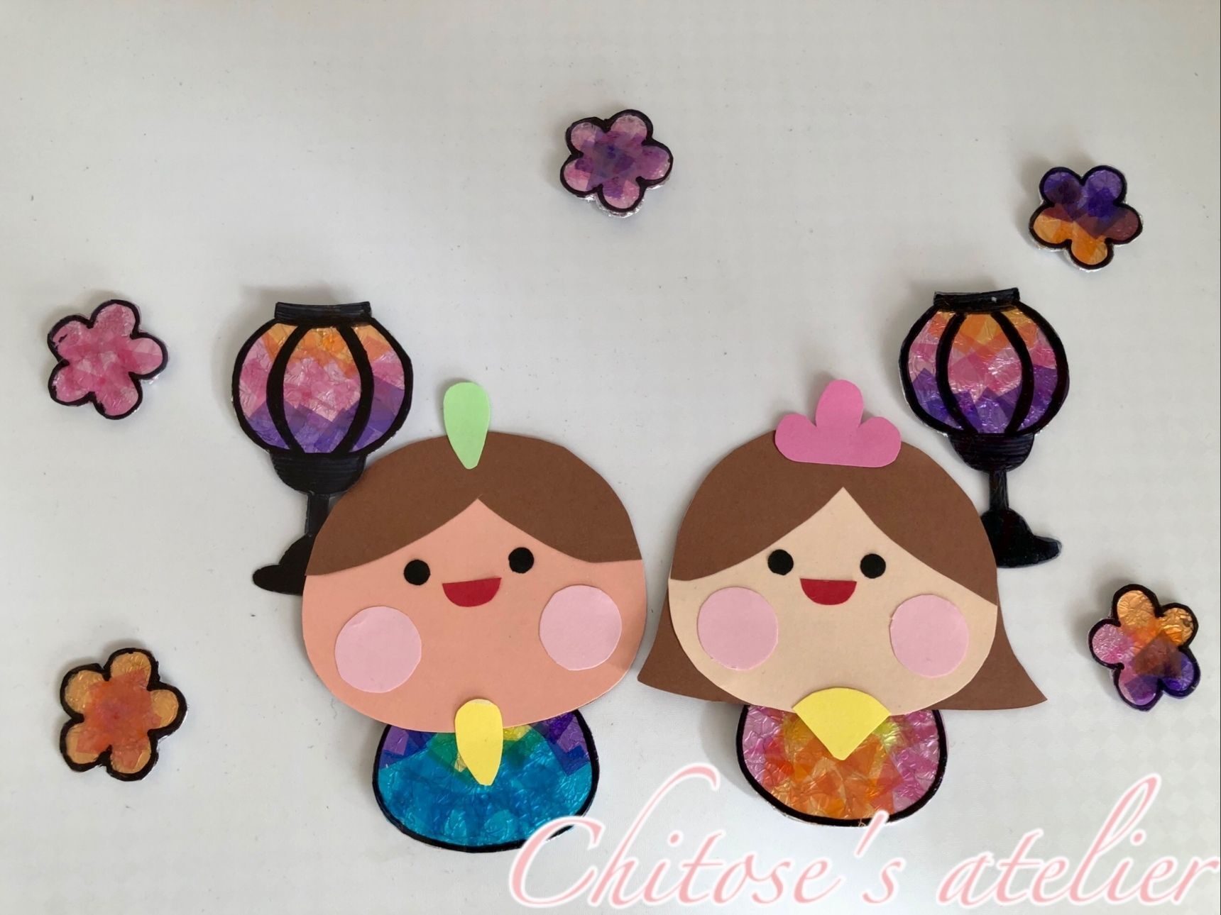 ステンドグラスひなまつり