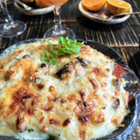 絶品！牡蠣を崩して〜！濃厚牡蠣ホワイトソースのチーズドリア！