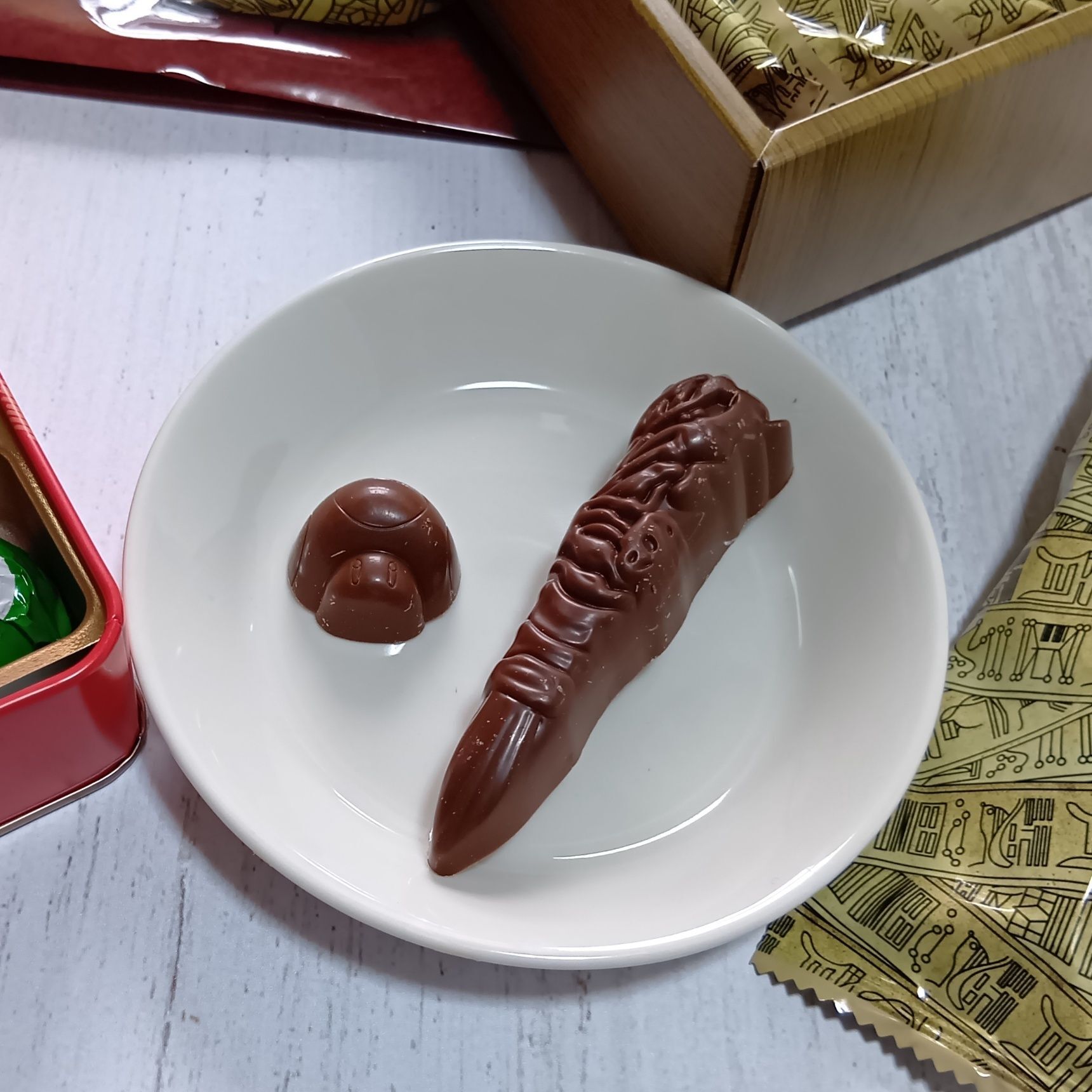 開封してお皿に、のせてみました！リアルですね～！！！