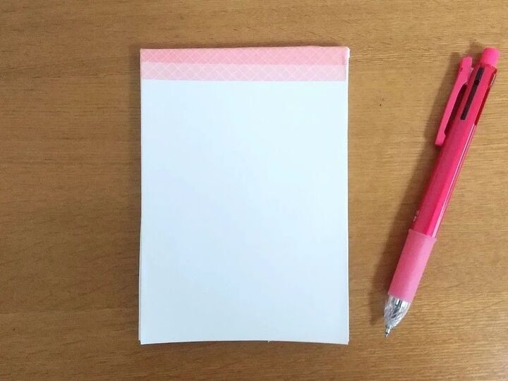 いらない紙が『ペリペリめくれるメモ帳』に生まれ変わり♪家にある消耗品だけで作れます