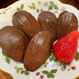 チョコバナナのマドレーヌを焼いてみました！