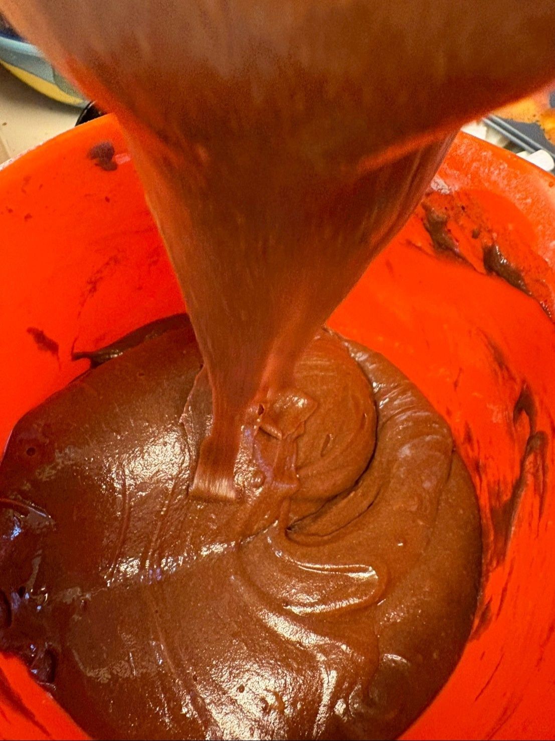 良く混ぜるとこんなツヤツヤとろとろになります。