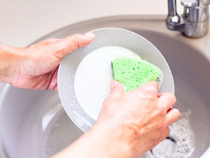 四角いスポンジやめてみたら…食器洗いが快適に♪なんで今までこれにしなかったんだろう~!