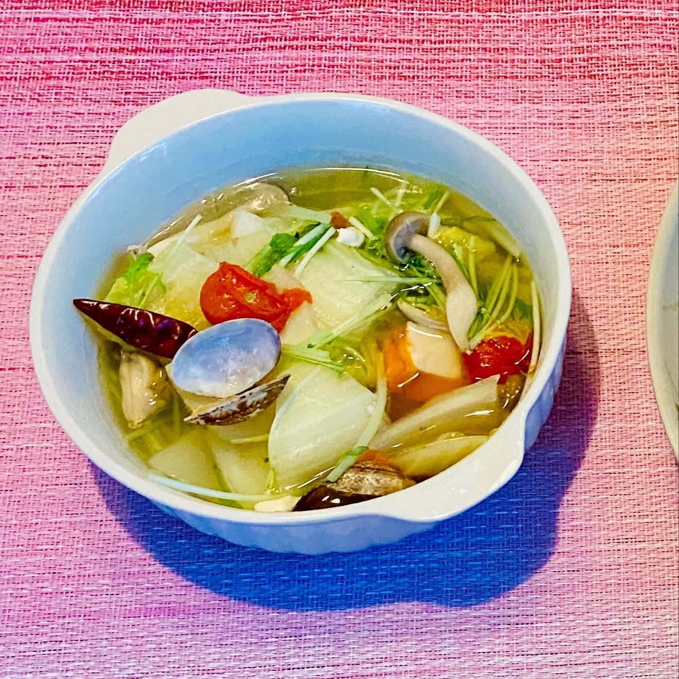 水菜の大量消費には！栄養成分を逃さないスープがおすすめ！