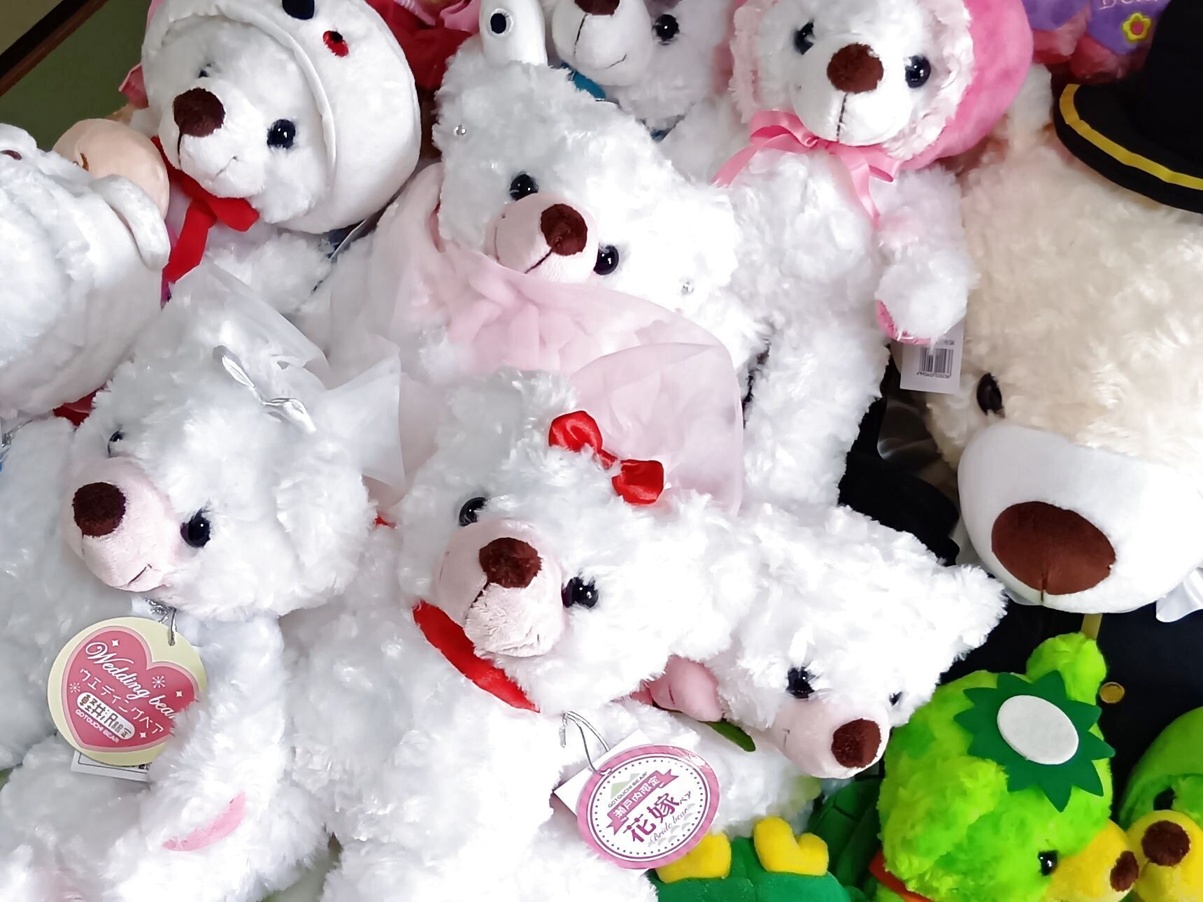 白色のご当地ベア達～！