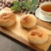 一次発酵までホームベーカリーにお任せ！「キャラメルパン」