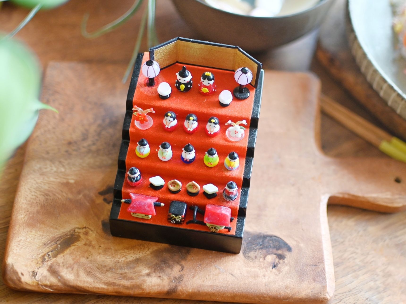 ガラス細工のお雛様