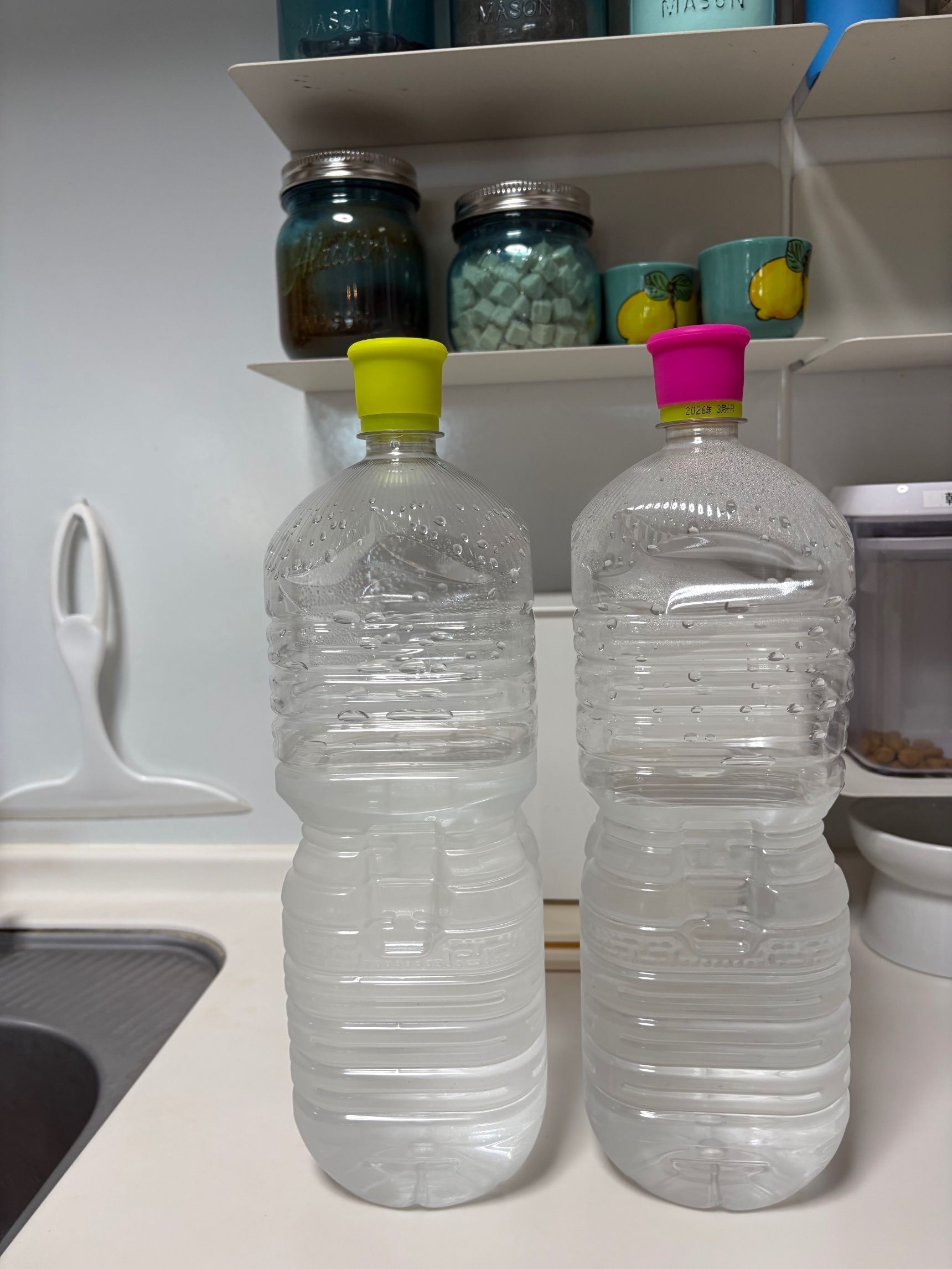 ペットボトルの蓋にワインキャップ！