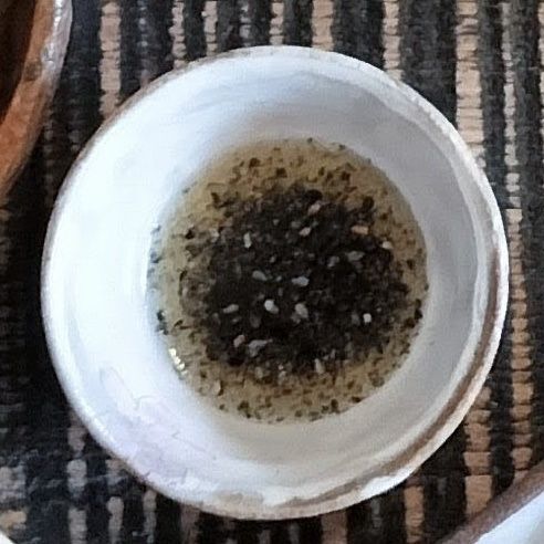 11.材料▲を混ぜ合わせ、器に入れる