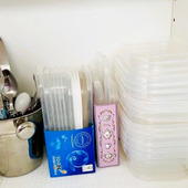 かさばるタッパーの収納法