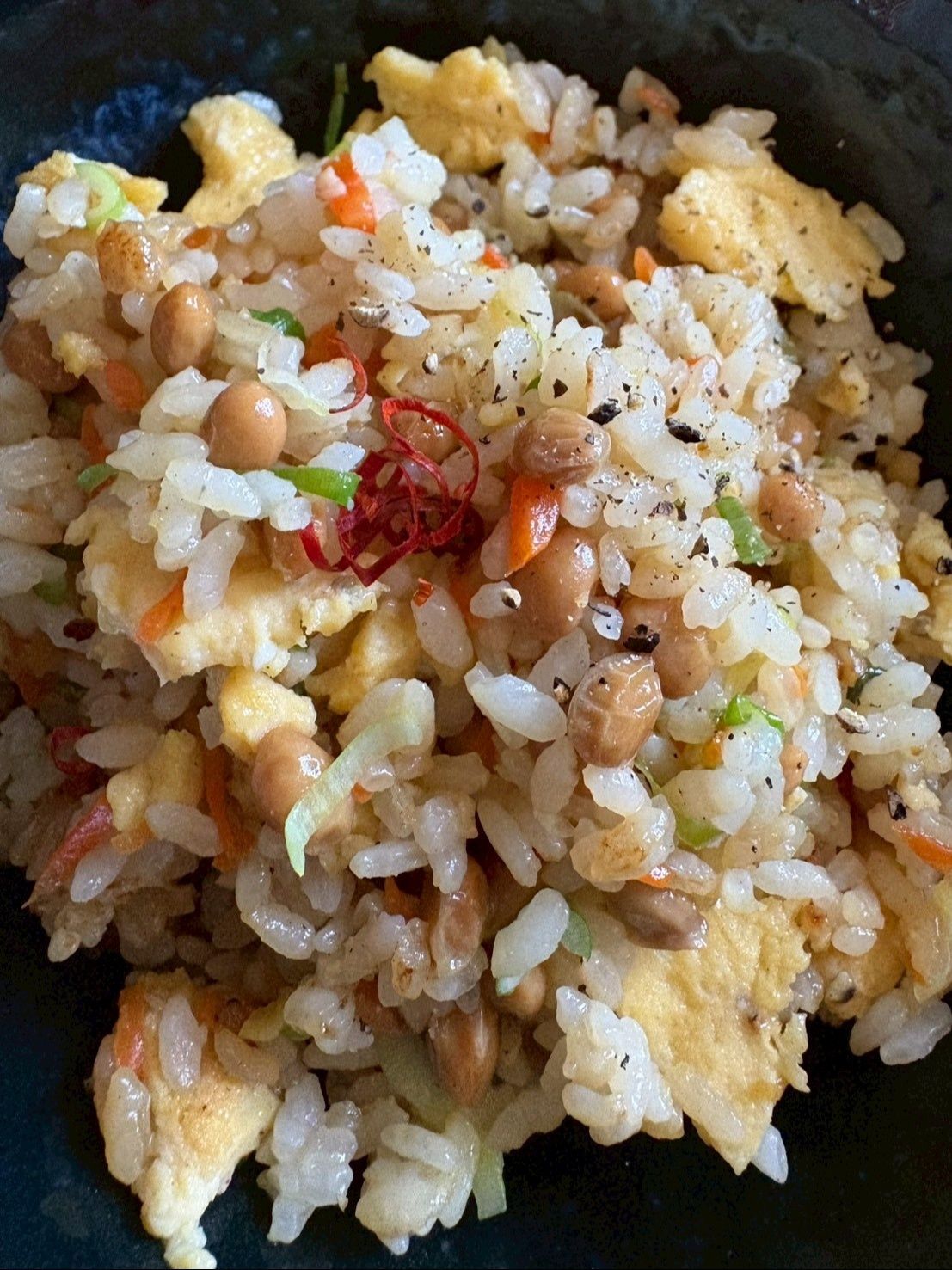 究極のおウチご飯！＜納豆チャーハン＞