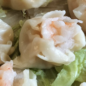 簡単海老焼売！なめらかもっちり焼売皮！ふわぷり焼売餡！香味ダレと合わせて絶品