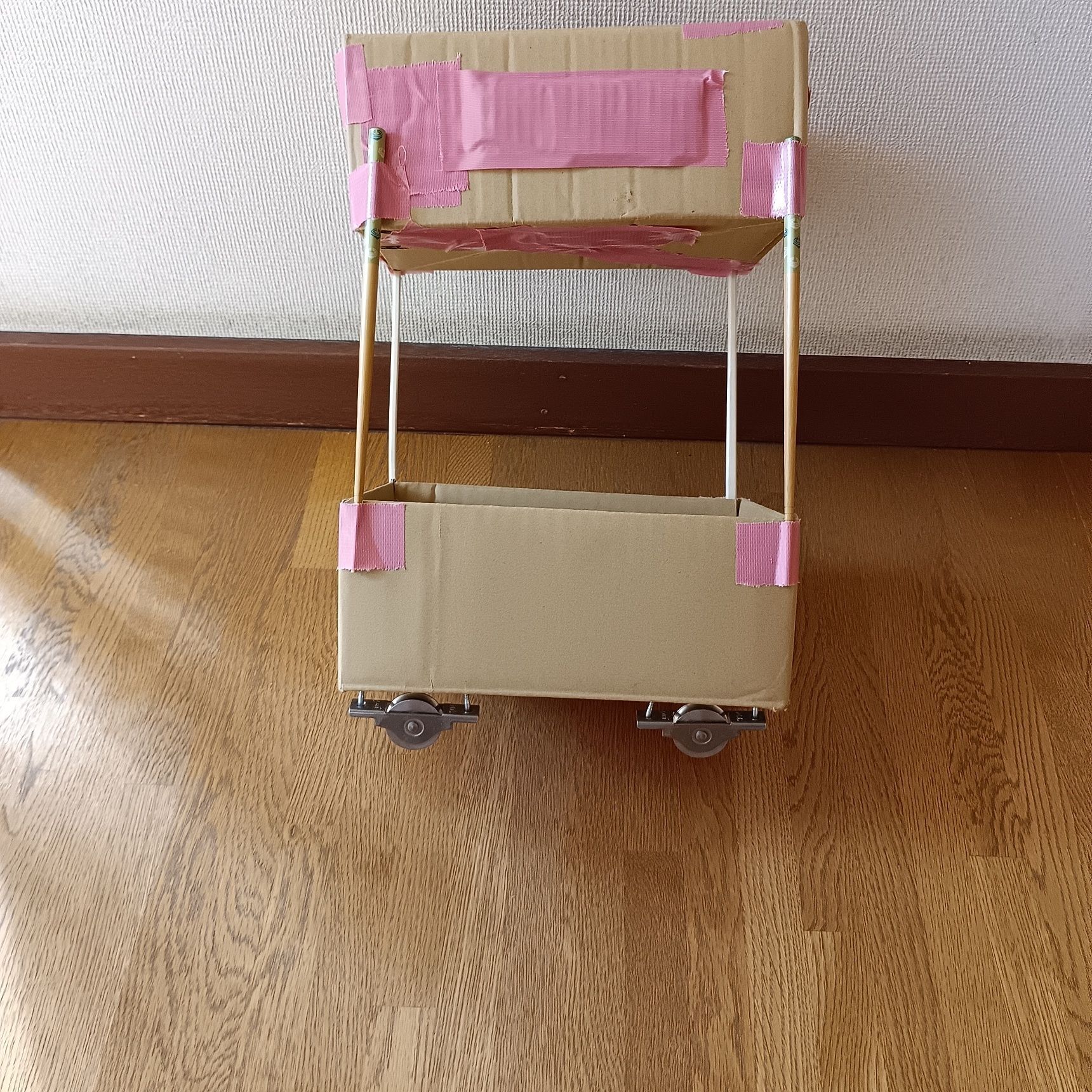 2段式のあみかご。コマ付き・ミニサイズ・小型