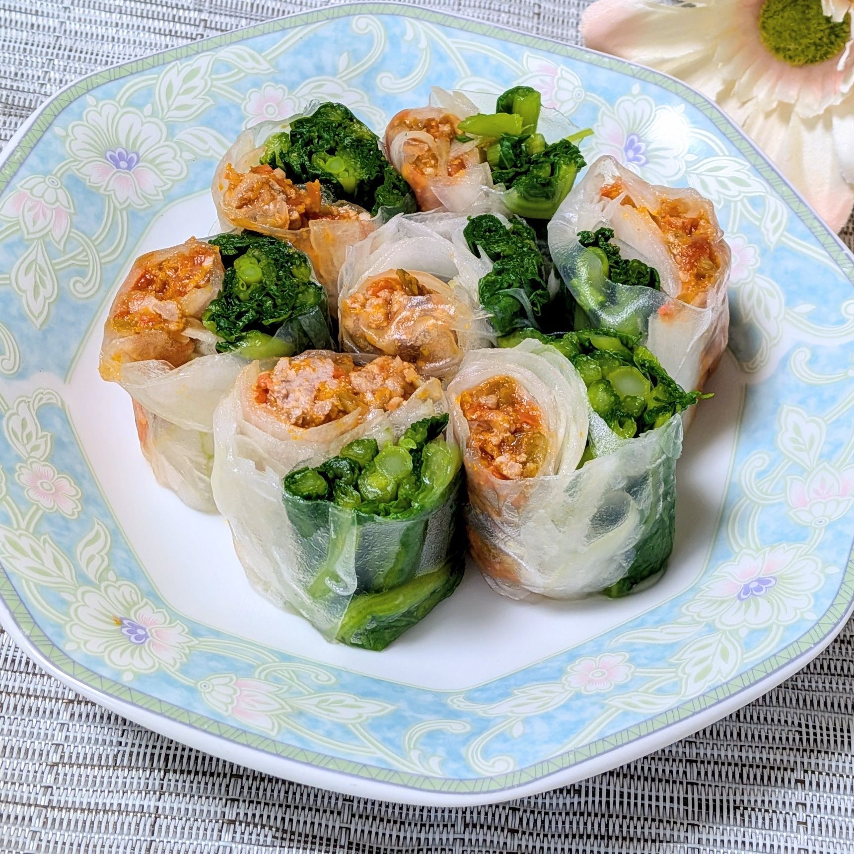 春野菜の生春巻き