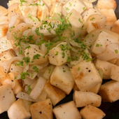 私のBest of 新玉葱！は＜新玉葱とはんぺんのバターソテー＞