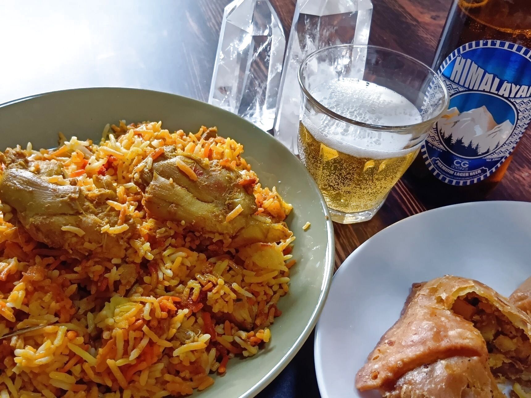 やっと食べられた『ビリヤニ』ですが、とっても食べやすい味付けで、私の口に合いました