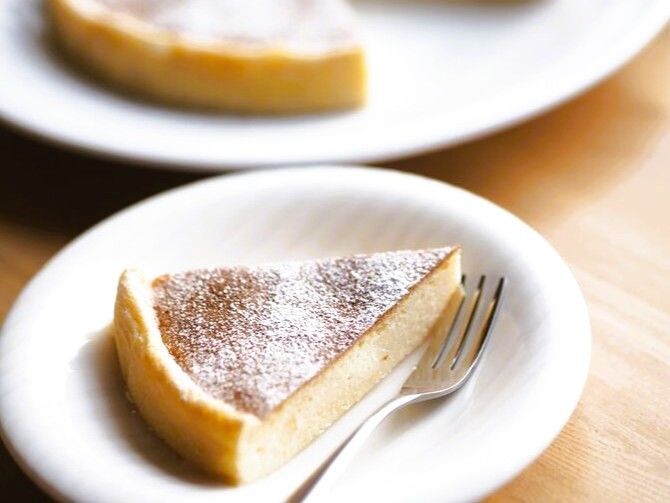 材料は3つだけ！おうちで簡単『チーズスフレ』ができちゃった！まるでカフェの味♡