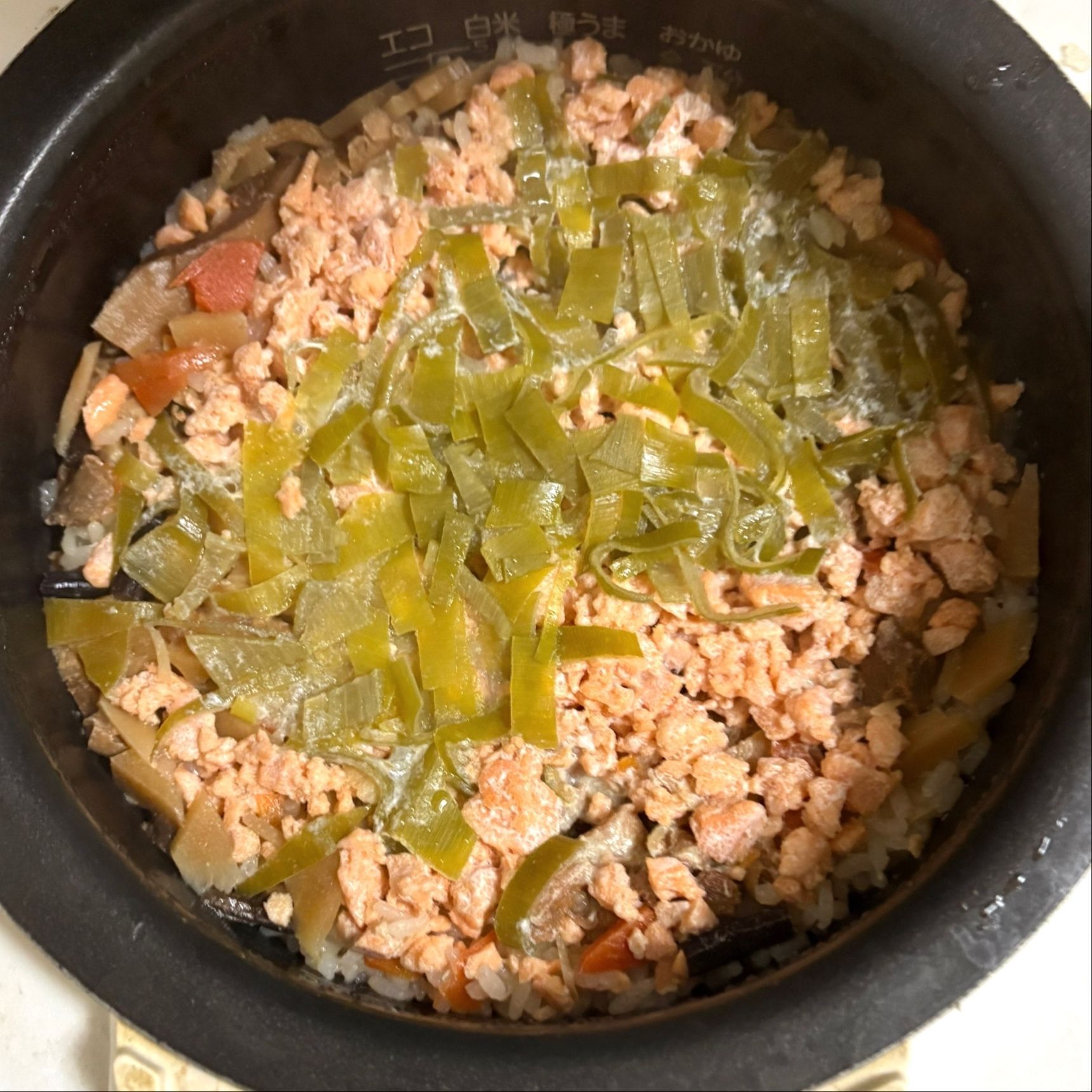 炊き上がりました〜