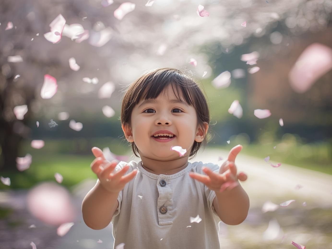 桜キャッチゲーム