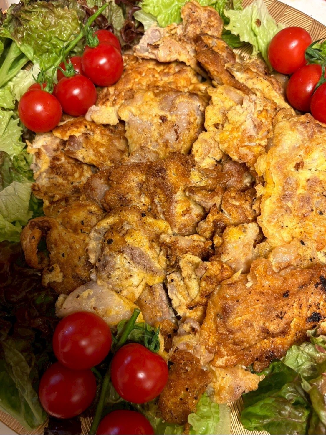 ちょっと焦げ目が付いたくらいが美味しいです。