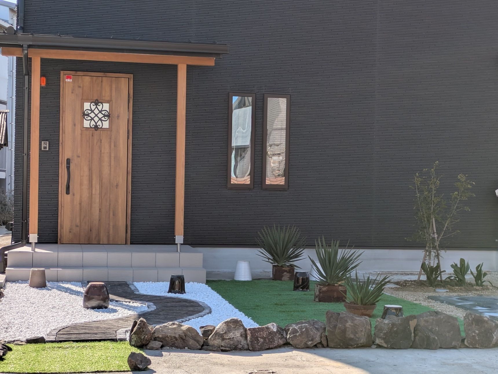 リフォームした家の「庭づくり」しました～