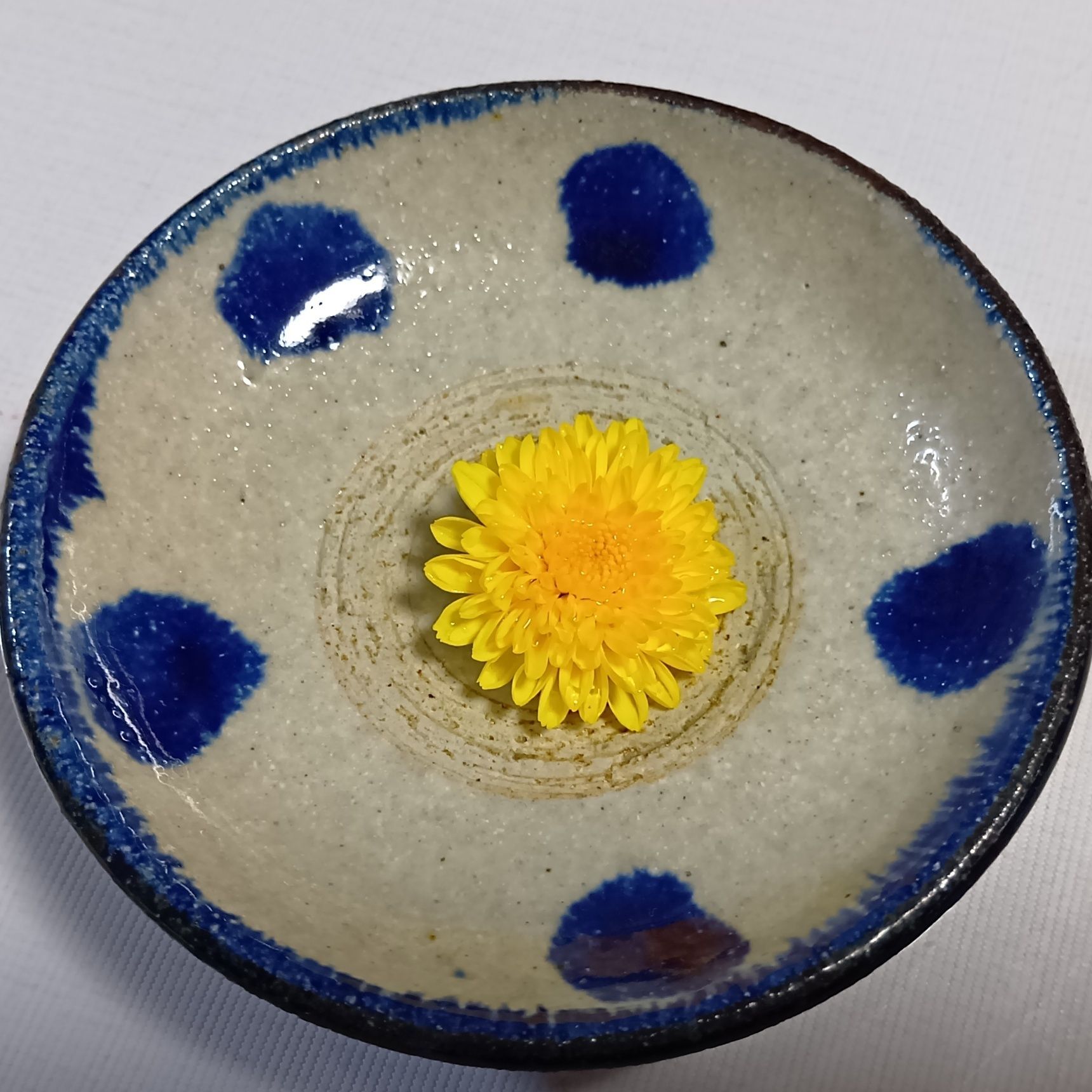 刺し身に添えられているのは、主に食用として栽培された菊です！