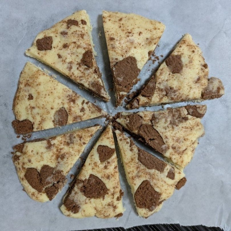 丸く整形して8等分にする