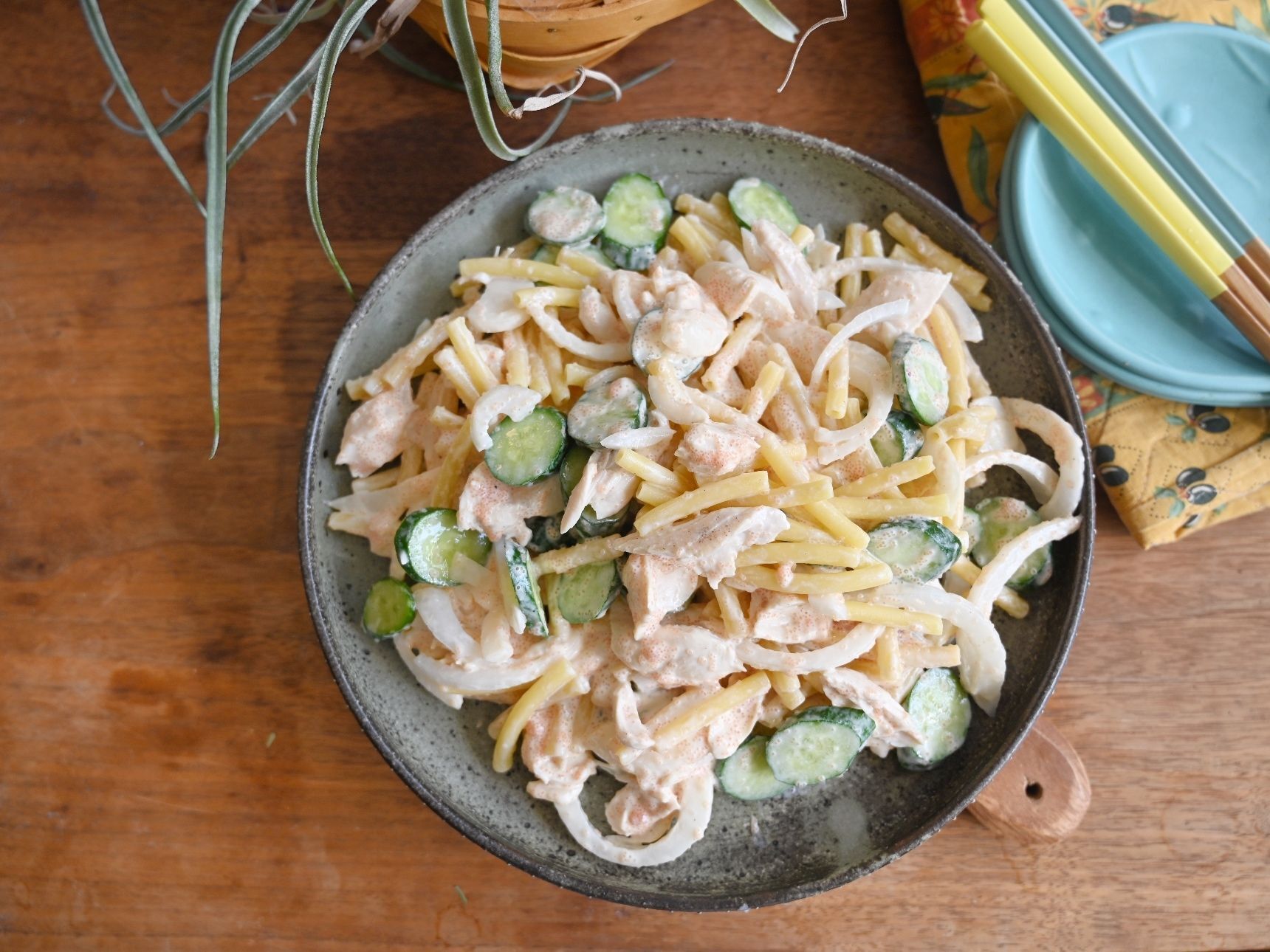 【明太マカロニサラダ】