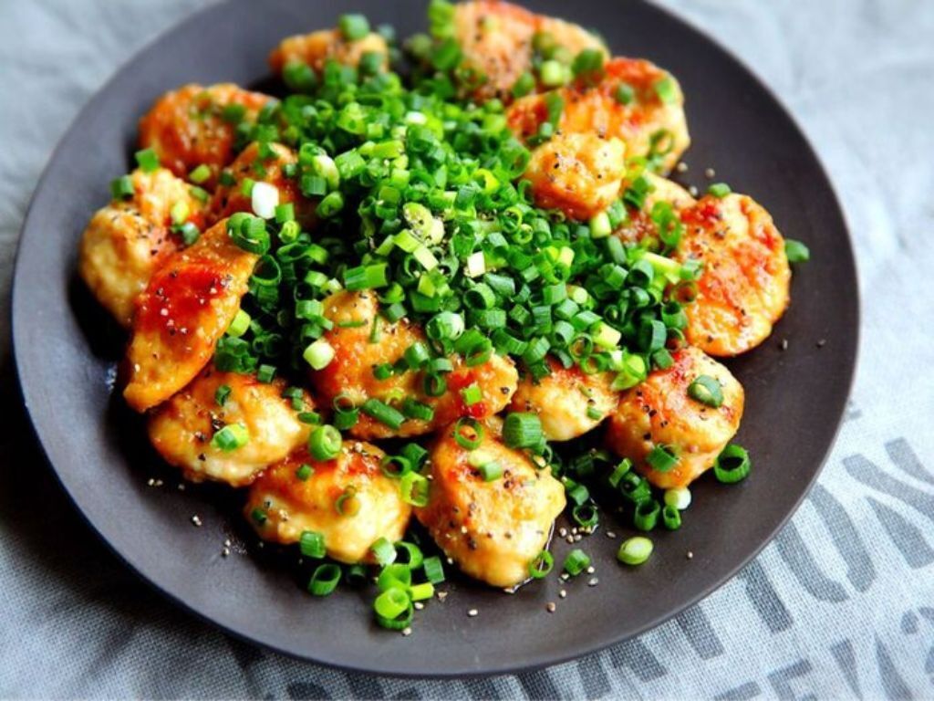 鶏ささ身で『ねぎだくマヨポンささみ』ができちゃった！この味付け最高です♡