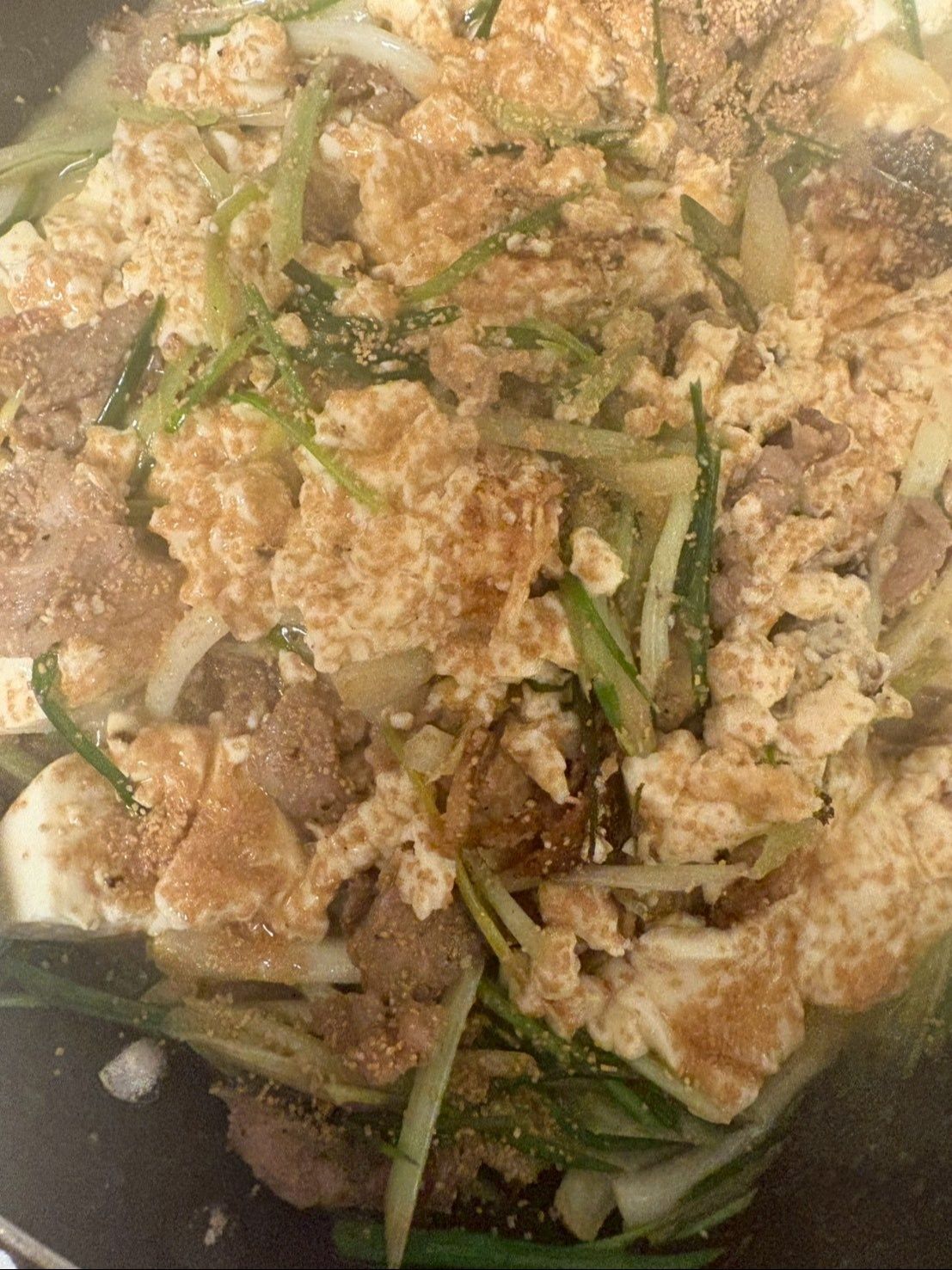 出汁の素を豪快にかけました。