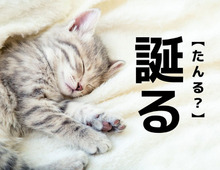 【誕る】なんて読む？「たんる」ではありません。意外な読み方に驚きますよ！【読めそうで読めない漢字クイズ】