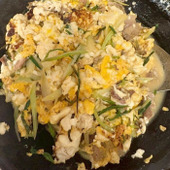 島らっきょうのチャンプルー