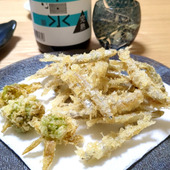 春の味！稚鮎の天ぷら