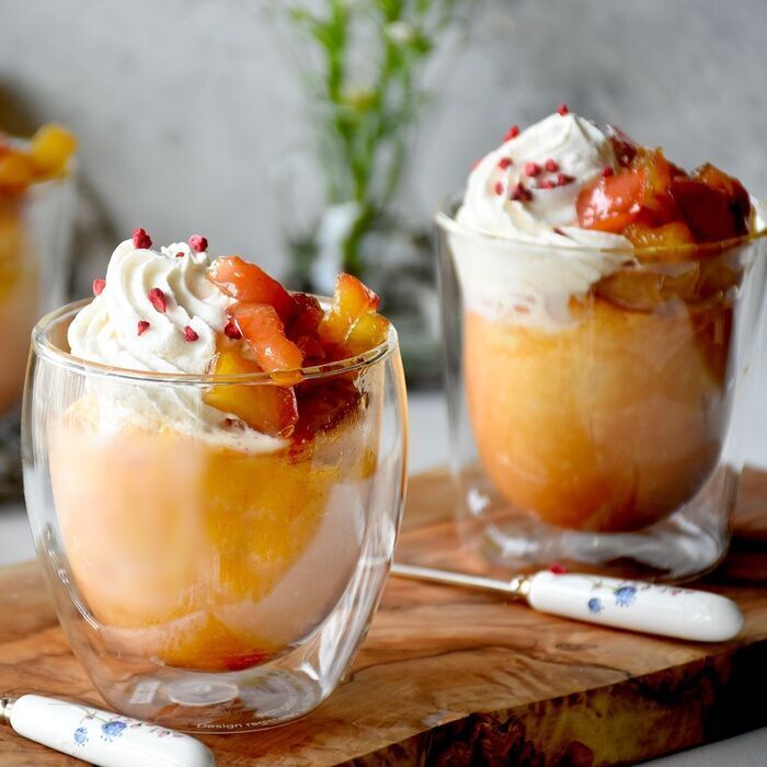 混ぜて、詰めて、焼くだけ！『りんごのグラスケーキ』の作り方。一番簡単なレシピです♪