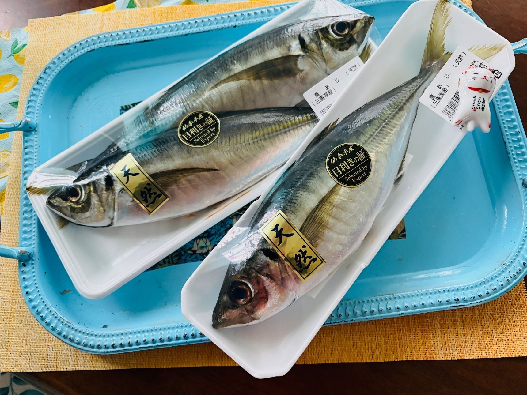 お魚マイスターおすすめ天然の真あじで！皮はパリッと身はふっくら爽やか仕立て