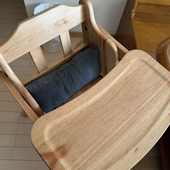 ベビーチェアーにジャストサイズ！100均セリアのレクタングルクッション