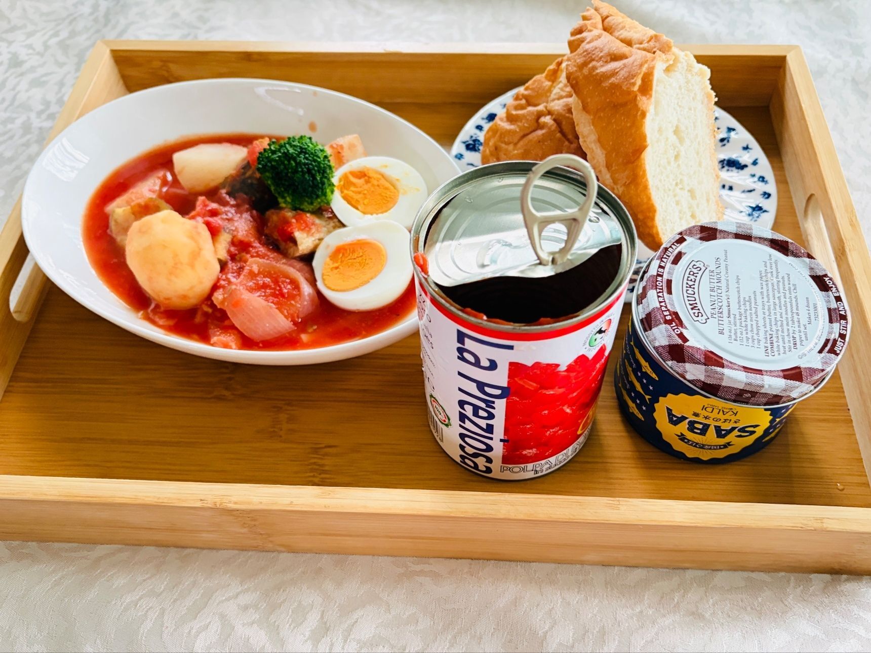 KALDIのトマト缶＆さば缶は名コンビ！備えあれば憂いなし